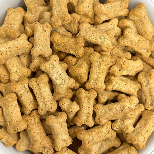 Cheddar Chicken Bone Bakery Bites Crunchy Dog Treats