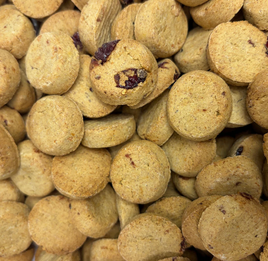 Pumpkin Cream Harvest Bites Crunchy Dog Treats