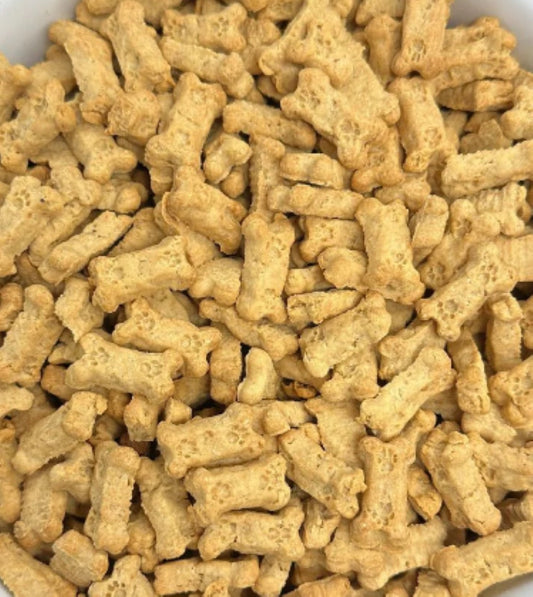 Double Bacon Cheeseburger mini bones Crunchy Dog treats (BULK) image 0