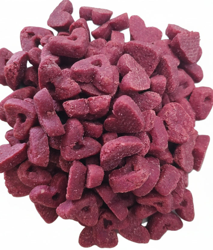 Velvet Love Heart Soft Chewy Dog Treats